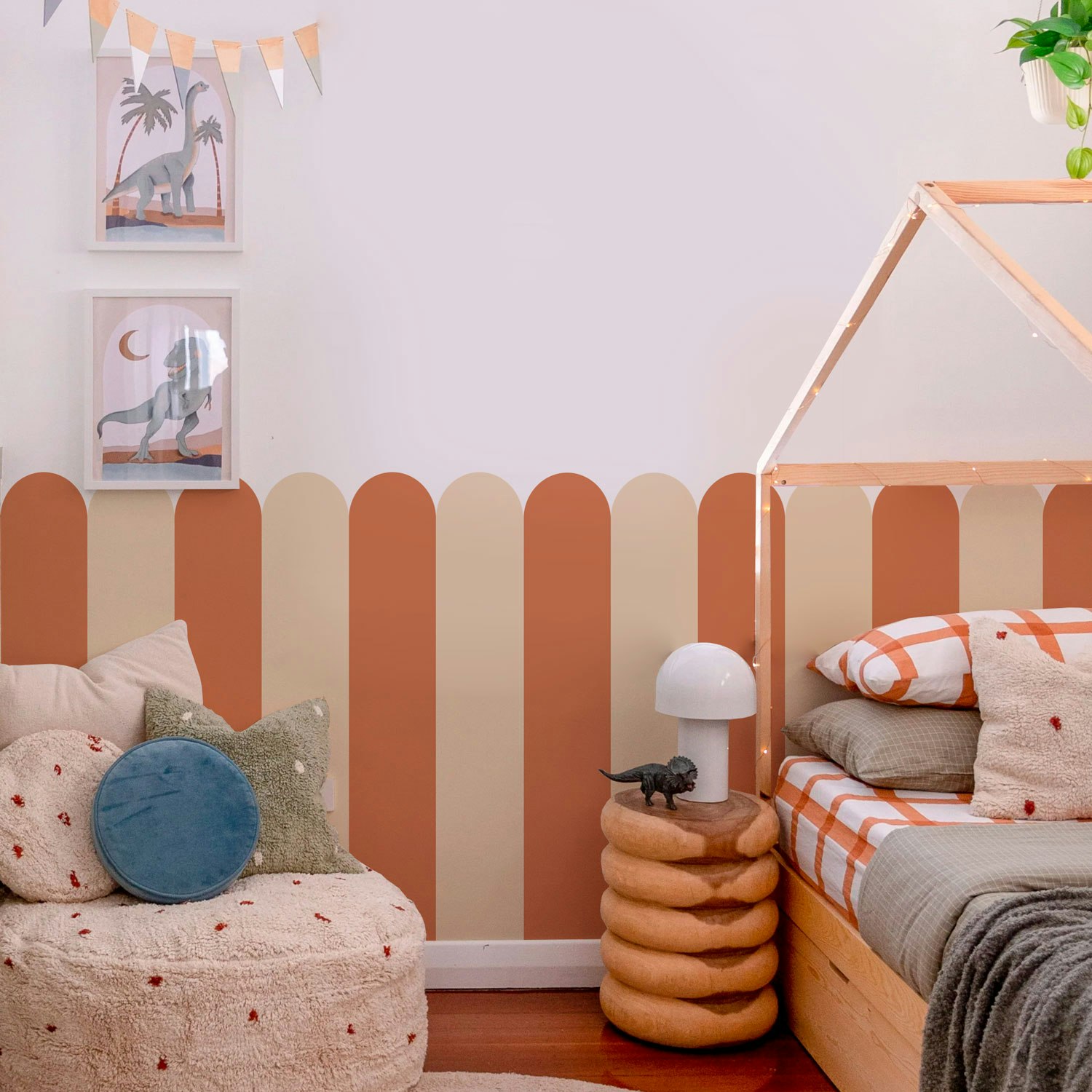 Border Arco Escandinavo Meia Parede