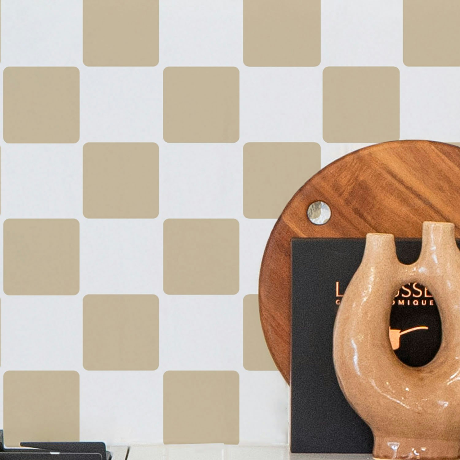 Papel de Parede Lavavel Checker Tile