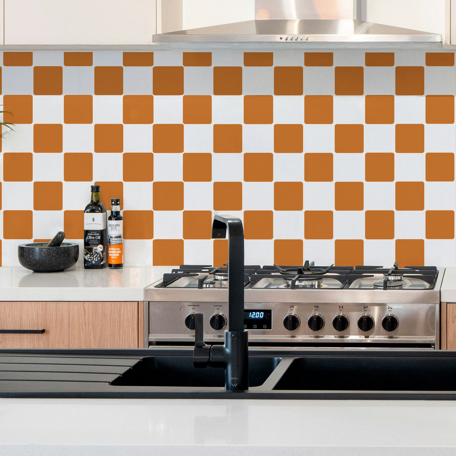 Papel de Parede Lavavel Checker Tile