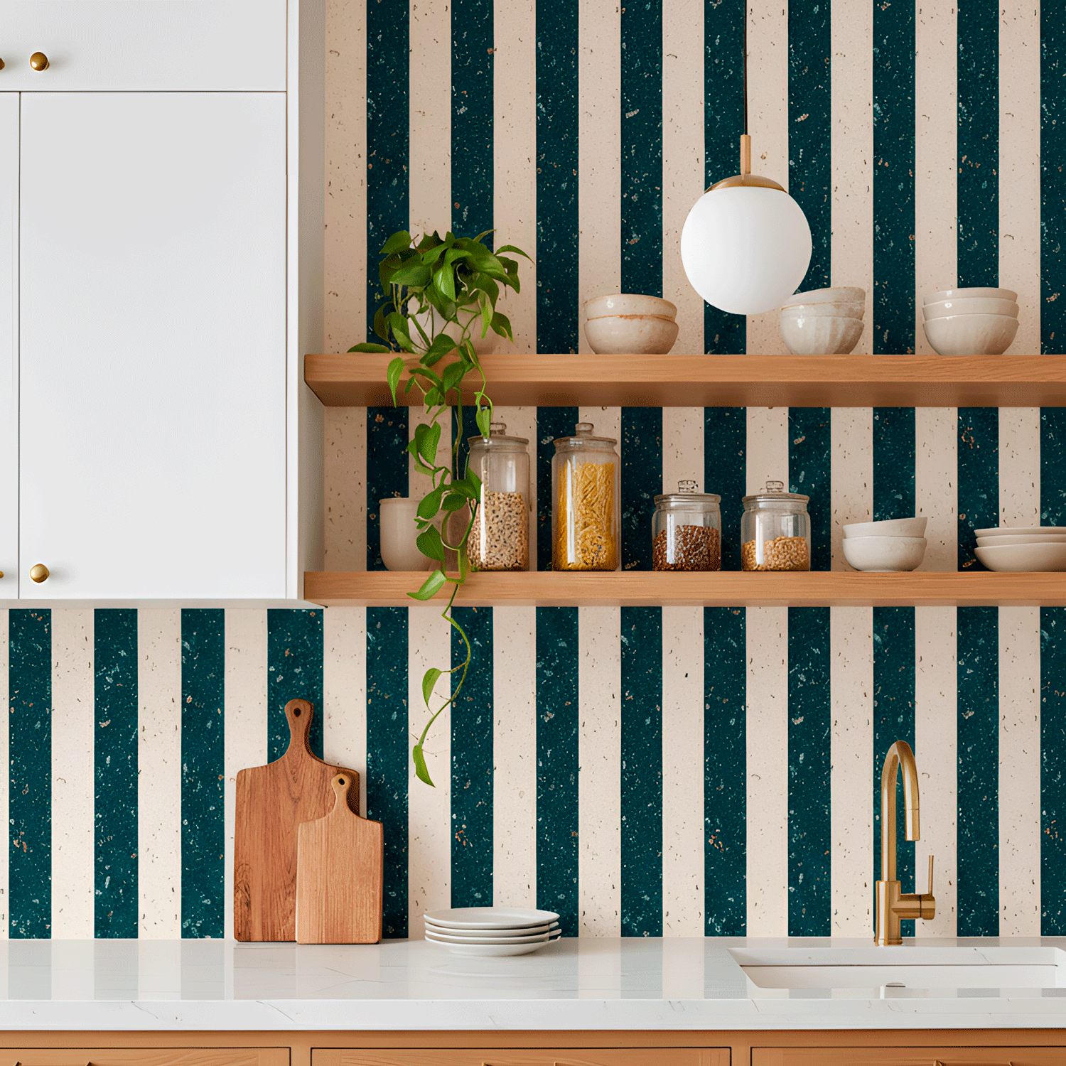 Papel de Parede Lavável Listras Granilite – Moderno e Prático