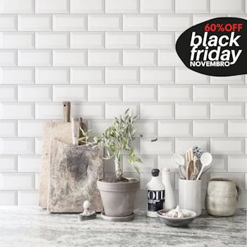 black Friday adesivo de azulejo metro white para cozinha e banheiro