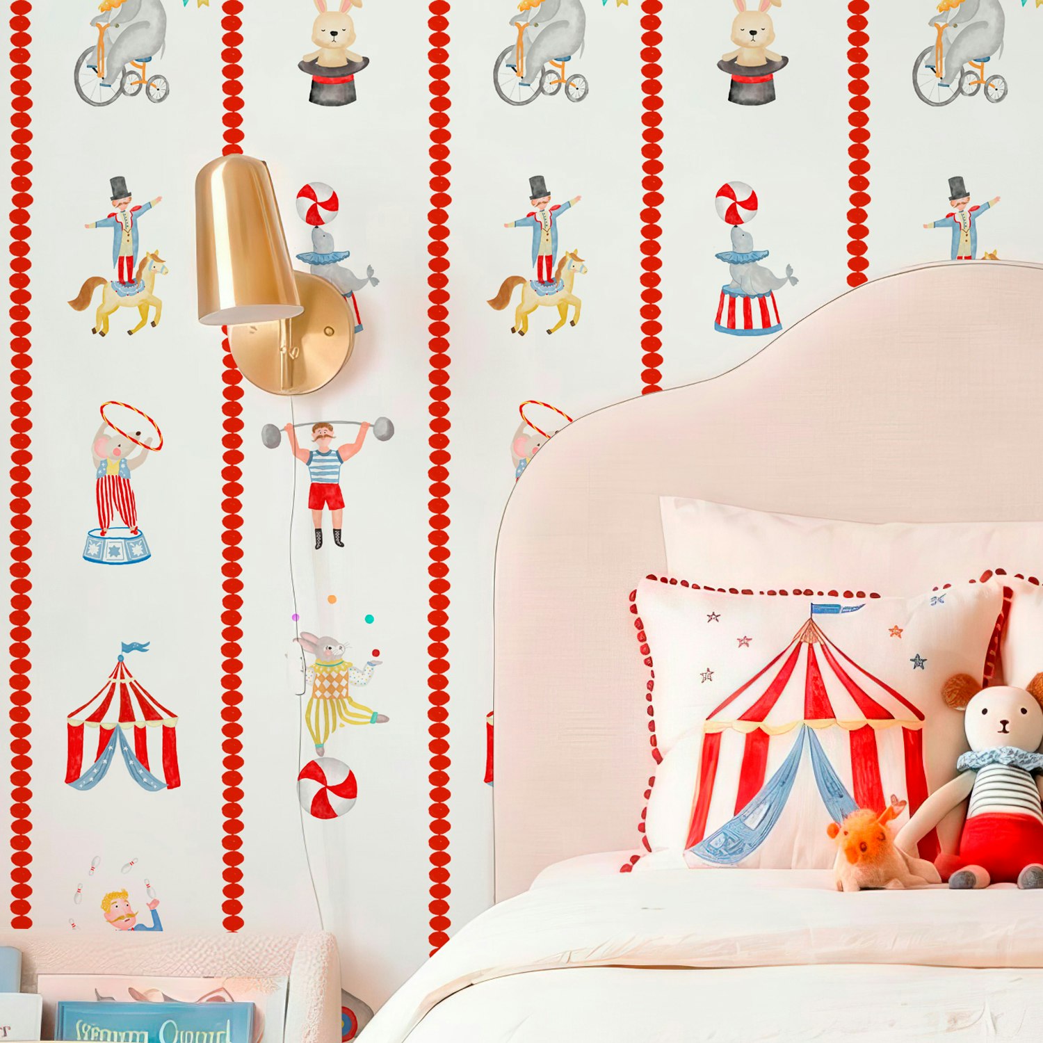Papel de Parede Infantil Circo Encantado | Quarto de Menino e Menina