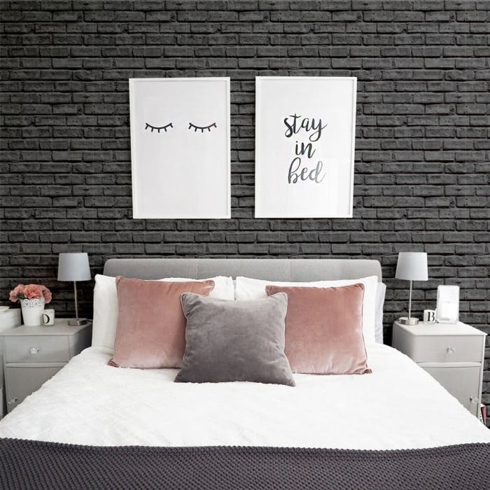 Featured image of post Quarto Com Papel De Parede De Tijolo Decore as paredes do seu quarto e closet com cores onde aplicar o papel de parede nos quartos