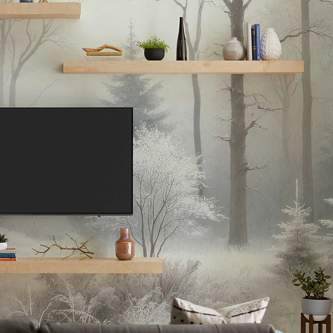 Painel de Parede Árvores Secas