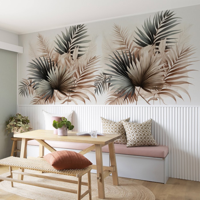 Painel de Parede Folhas Tropicais