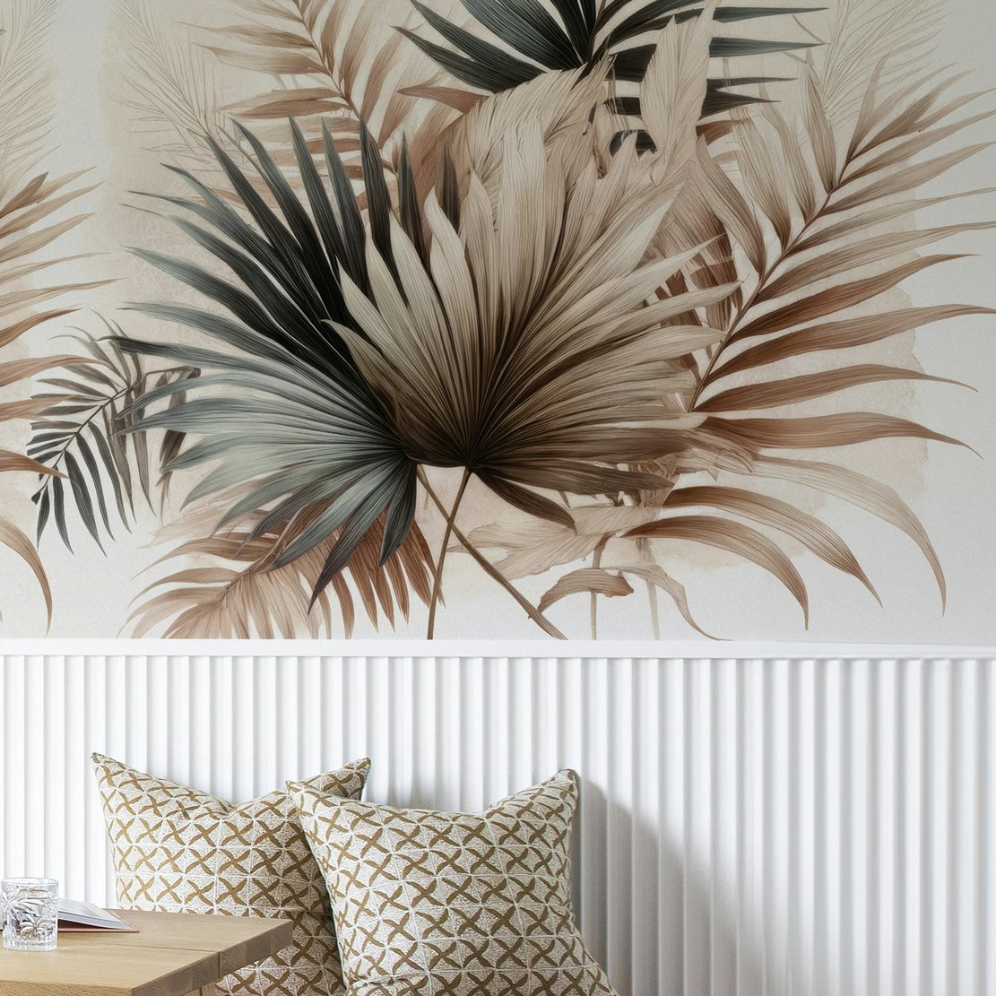 Painel de Parede Folhas Tropicais