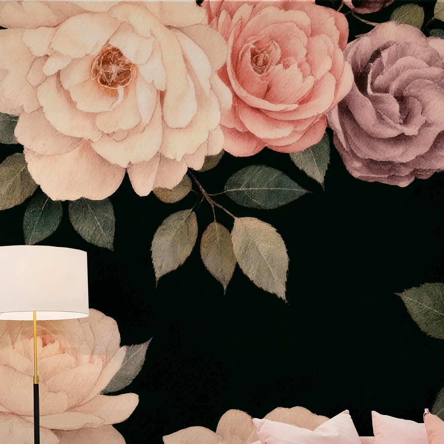 Painel de Parede Floral Luxo