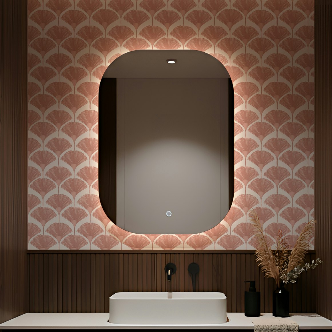 Papel de Parede Leque Orgânico Art Déco | Moderno e Sofisticado