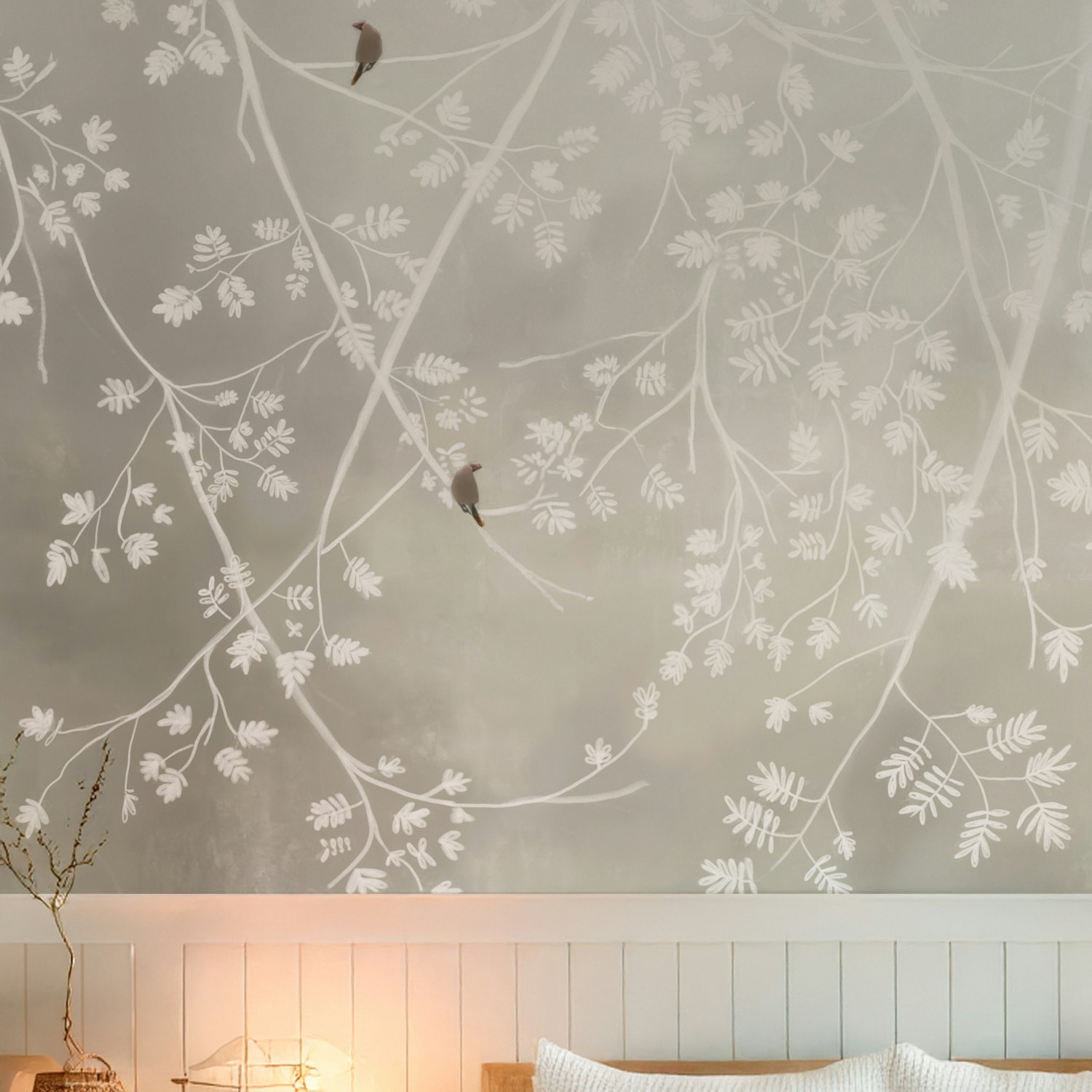 Painel de Parede Galhos Japandi