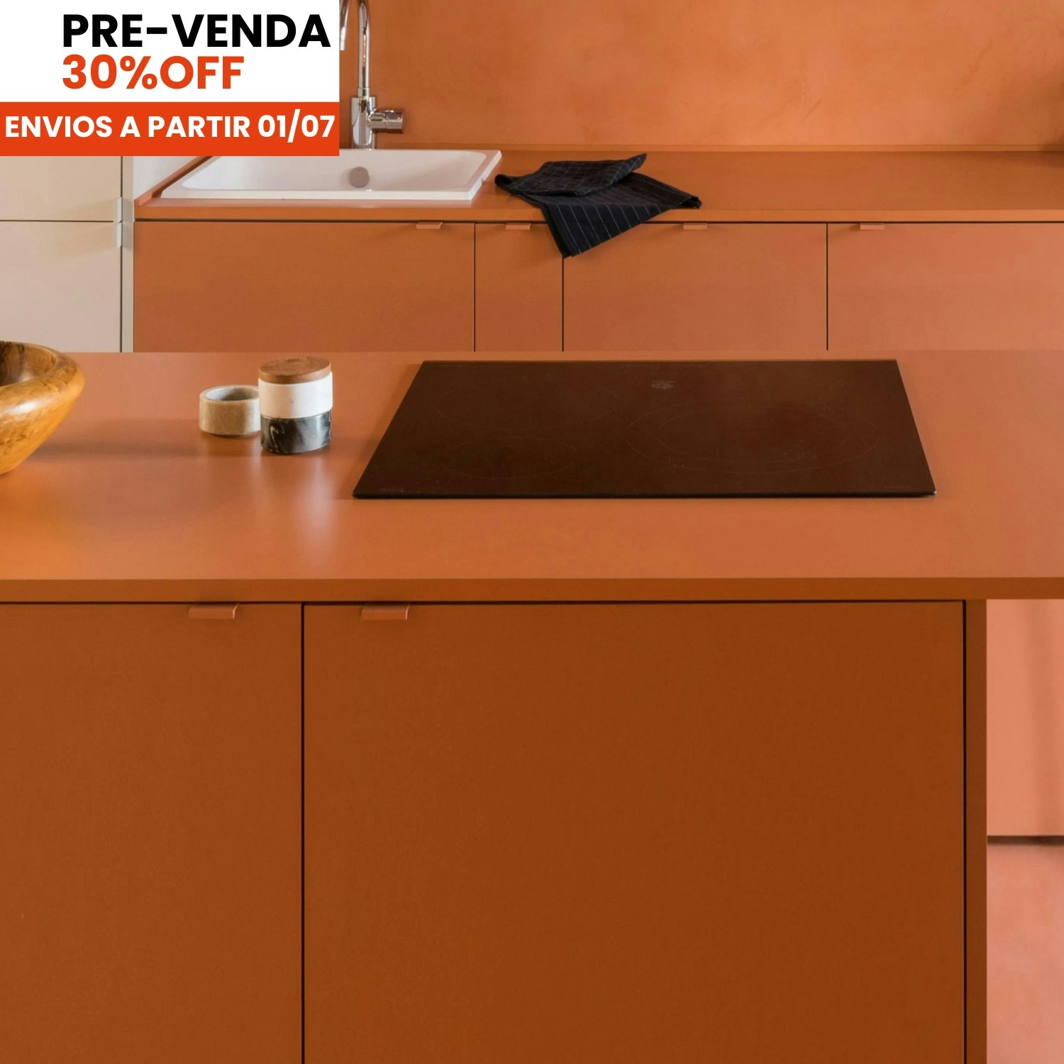 Adesivo Envelopamento Terracota