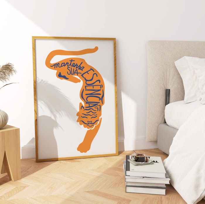 quadro decorativo motivacional mantenha sua essencia