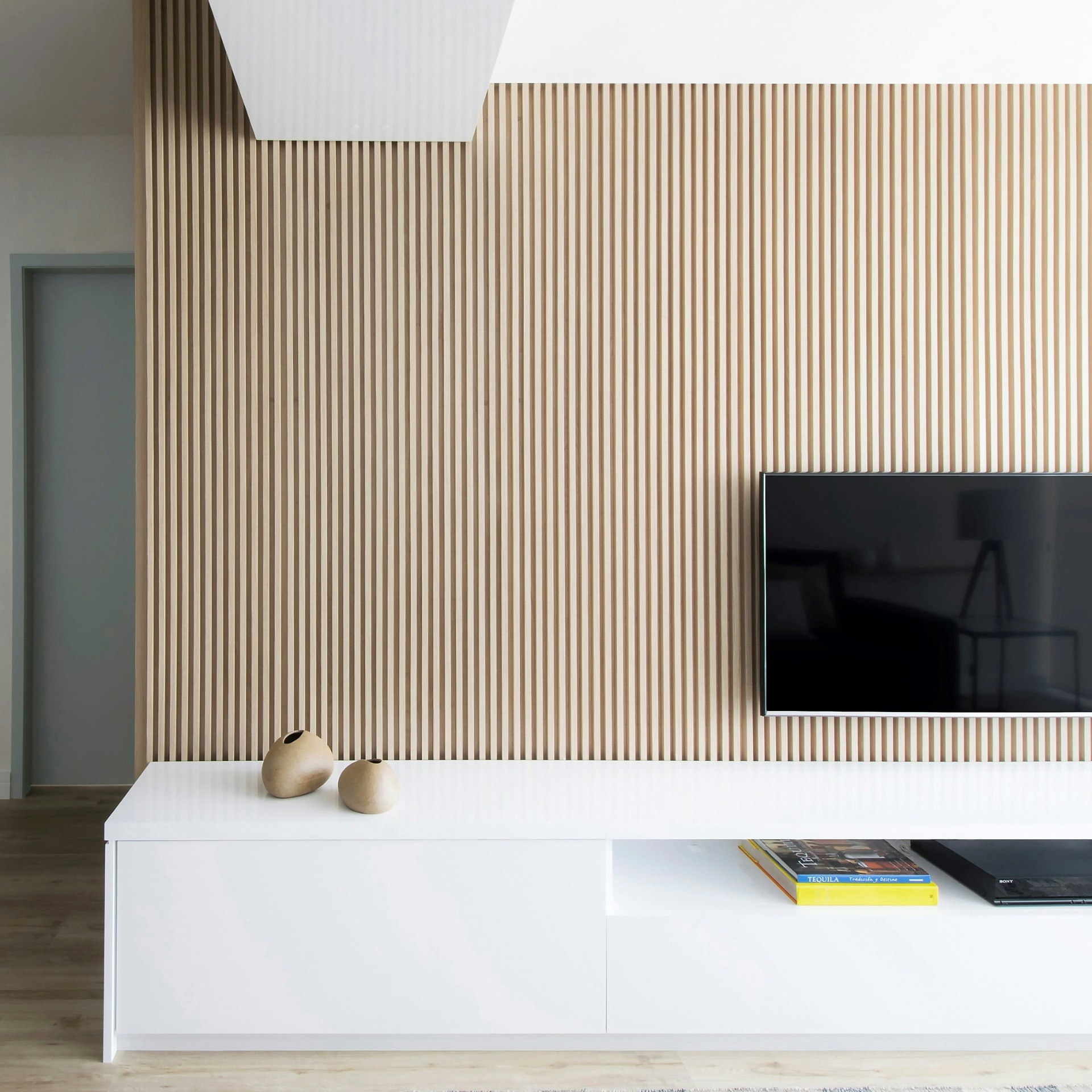 Ripado Amadeirado Claro - Papel de Parede!