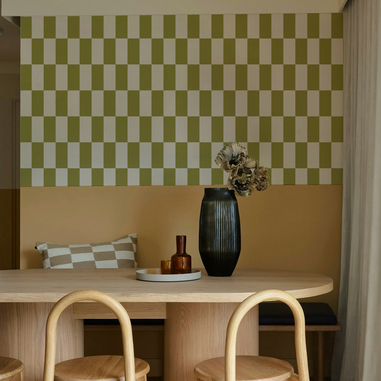 Papel de Parede Checker Cozy