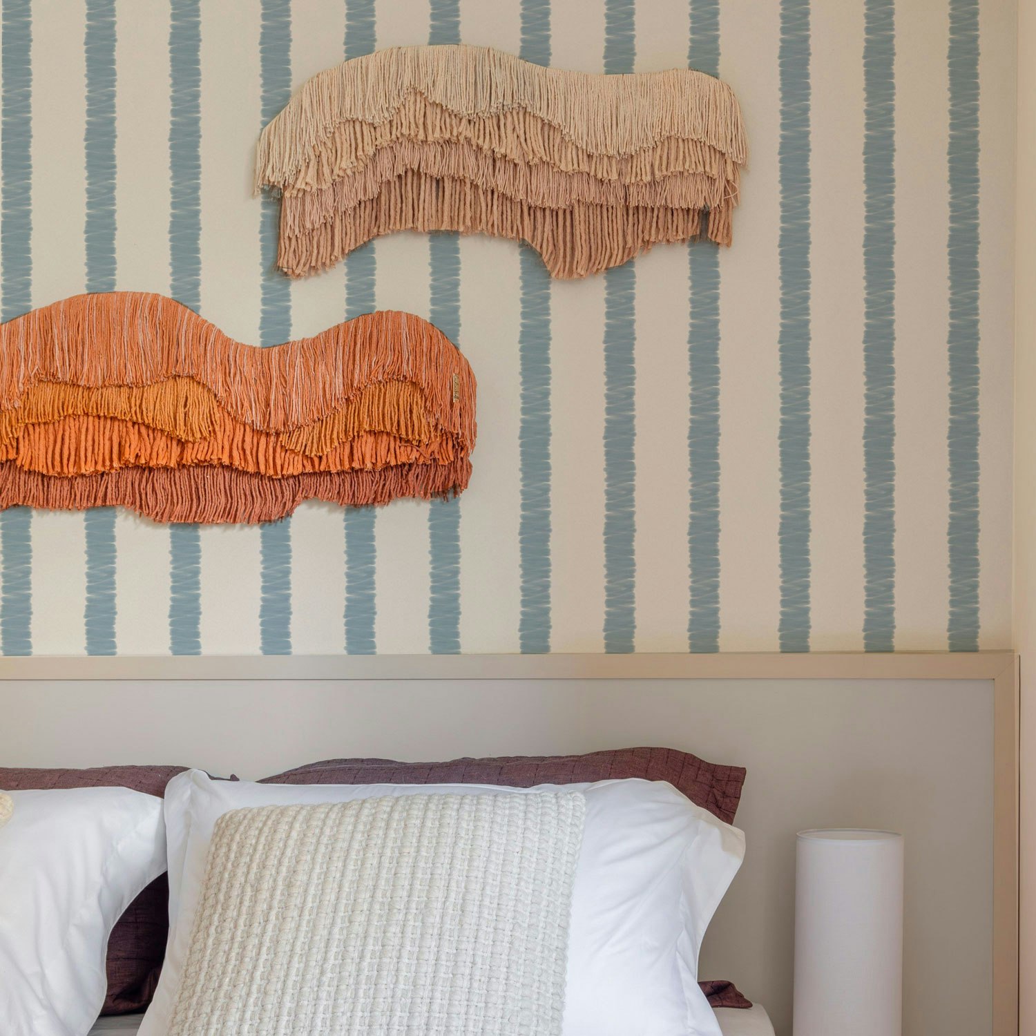 Papel de Parede Listras Aquarela Orgânica