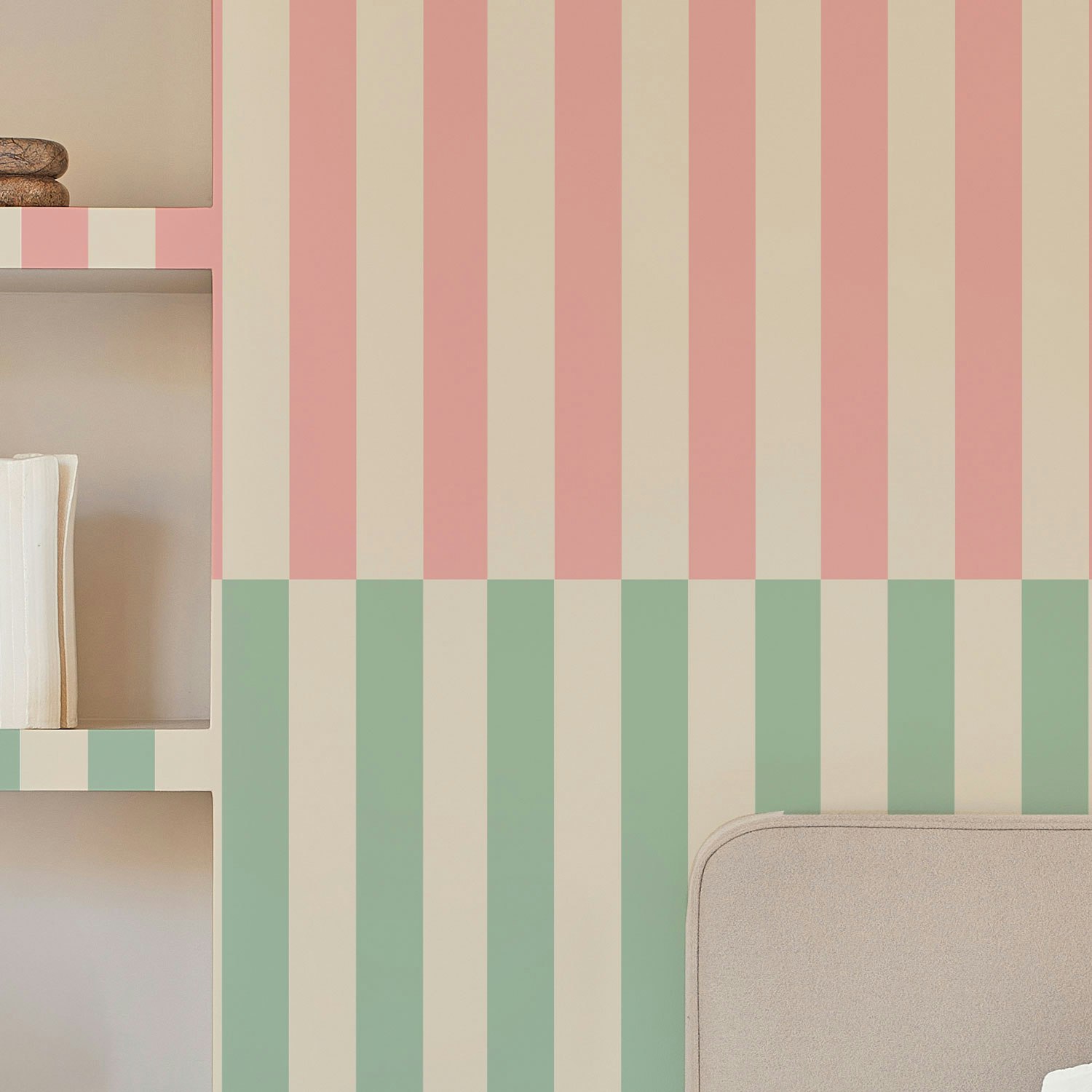 Papel de Parede Listras Soft Scandi