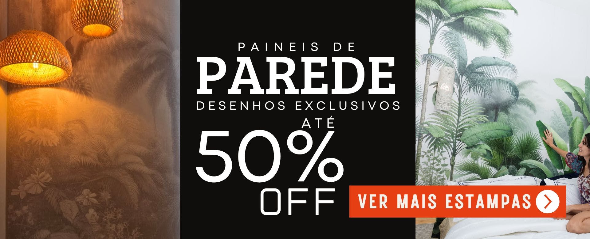 Painel de Parede GRUDADO ATÉ 50% de desconto