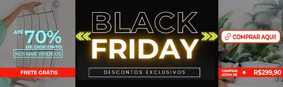 produtos em black friday grudado