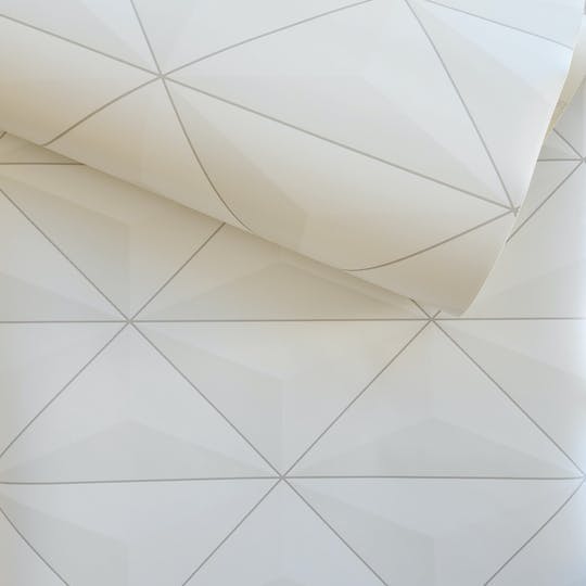 papel de parede 3d triangulos