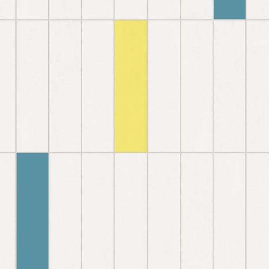 papel de parede lavável retangular sauge branco, azul e amarelo