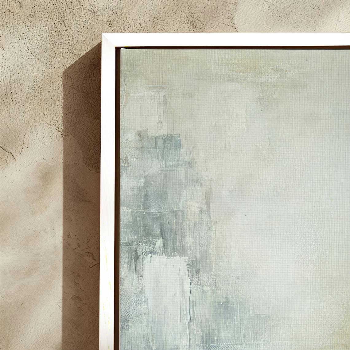 Quadro Decorativo Of White Abstrato